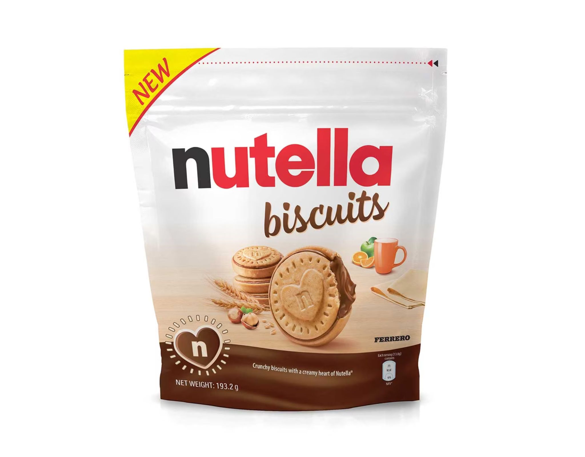 BISCUIT NUTELLA BISCUITS 193.2G (T14)