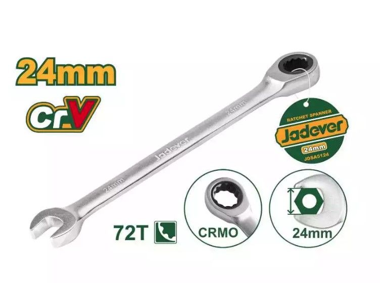 JADEVER RATCHET SPANNER JDSA5124