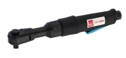 RS PRO 1/2 in Air Ratchet, 160rpm, 95Nm Pneumatic Ratchet Wrench 1/2"-Mechanical