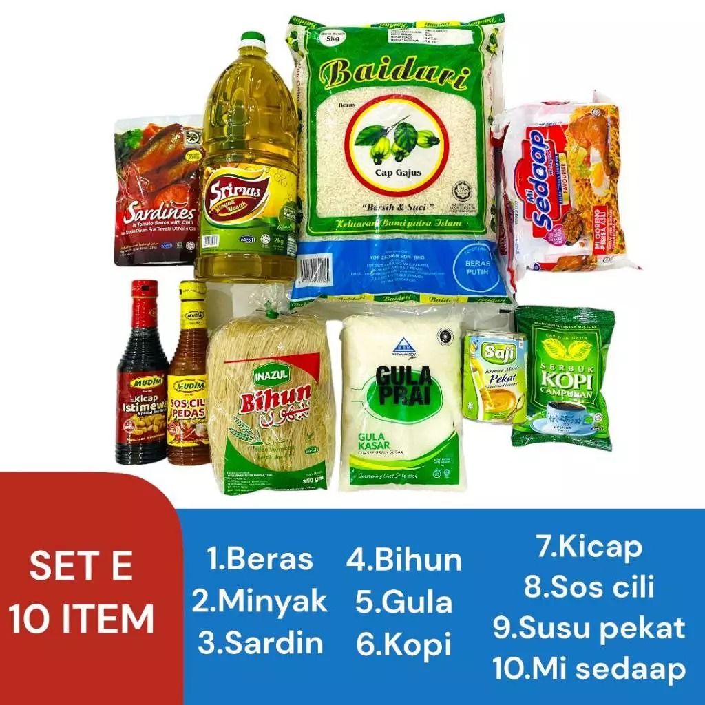 Set Bakul Makanan