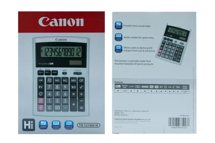 Canon TX1210HI Calculator [12 Digit ]