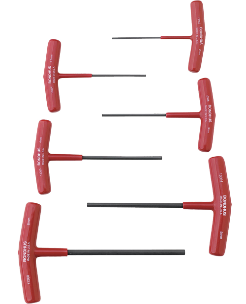 BONDHUS Graduated Length T-Handle Wrench (Inches)