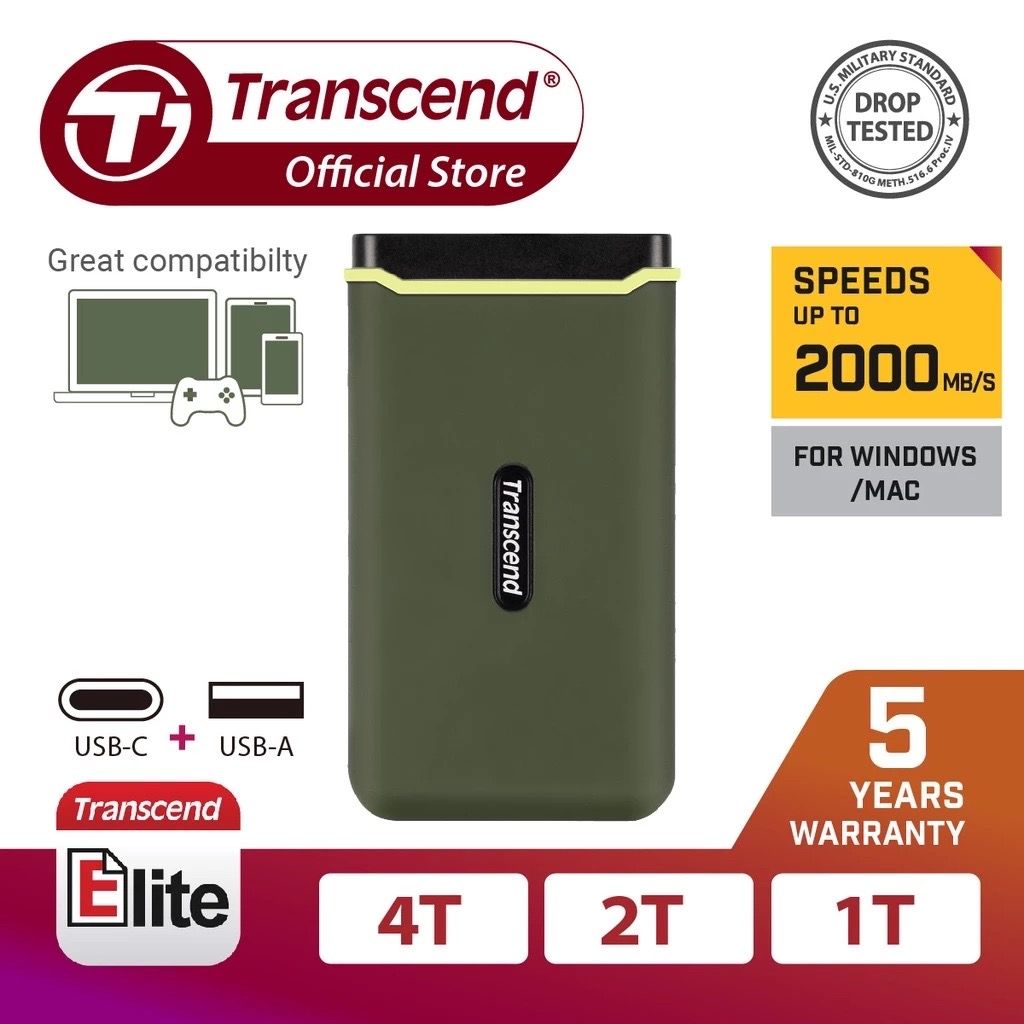 Transcend StoreJet Elite 1TB/2TB/4TB