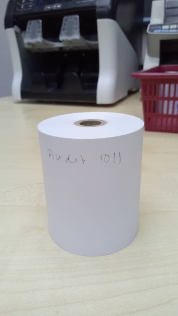 Audit Roll 2.8 inch (1 kotak = 100 gulung)