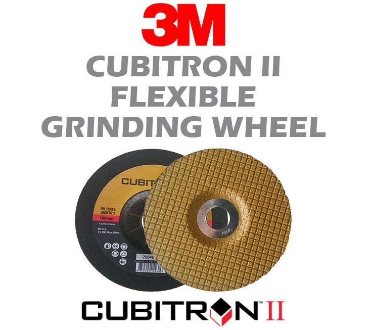 3M CUBITRON II FLEXIBLE GRINDING WHEEL
