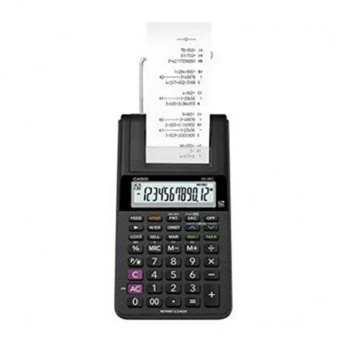CASIO HR-8RC-BK 12DIGIT PRINTING CALCULATOR