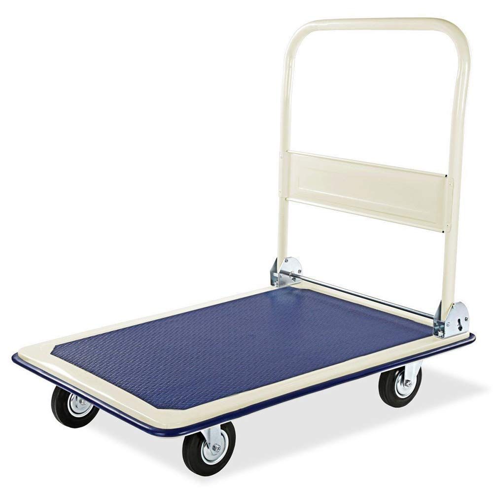 Foldable Handle Platform Trolley 500kg