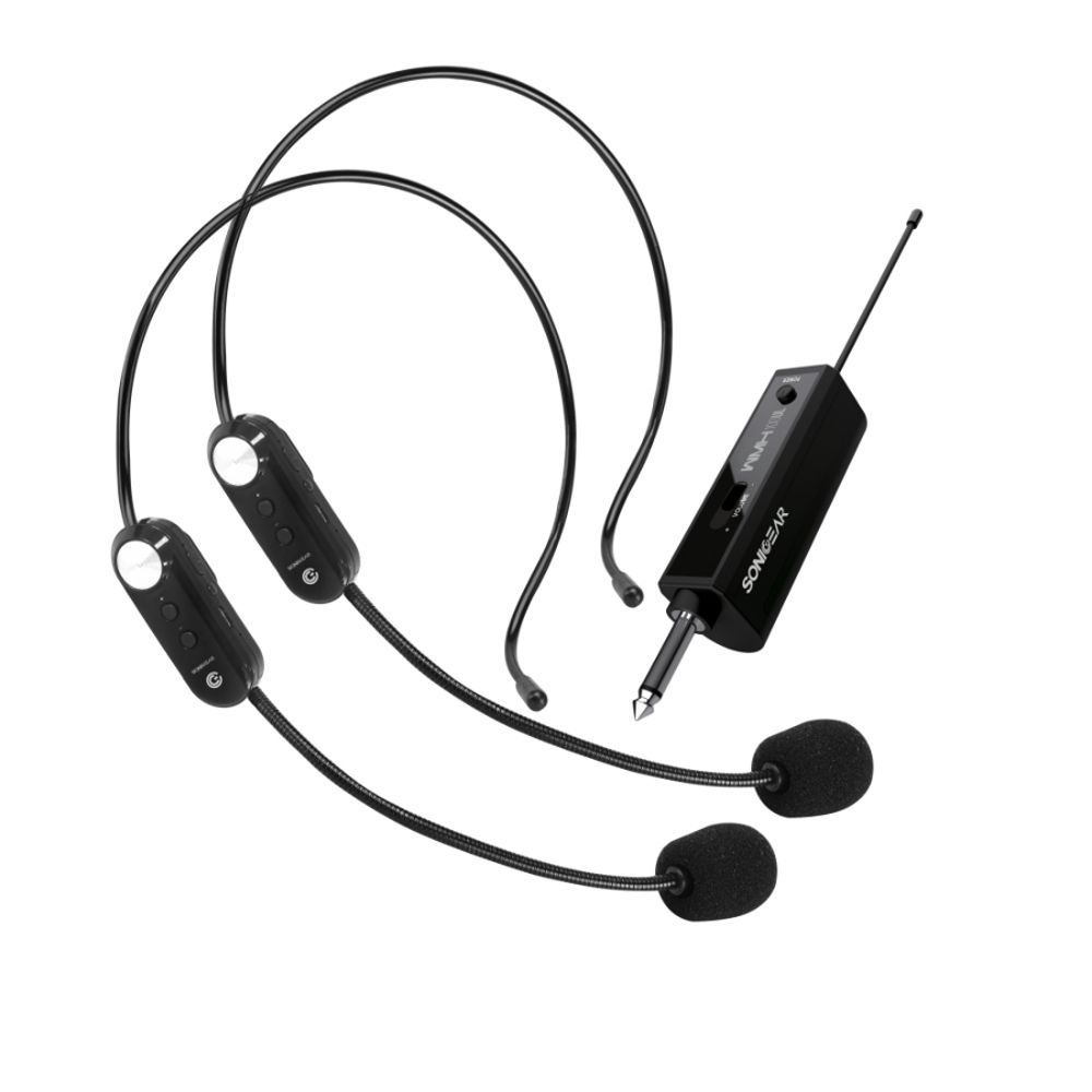 SONICGEAR WMH 100UL RECHARGEABLE HEADSET (DUAL MIC)