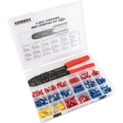 ASSORTED TERMINALS & CRIMPINGTOOL 361-PCE