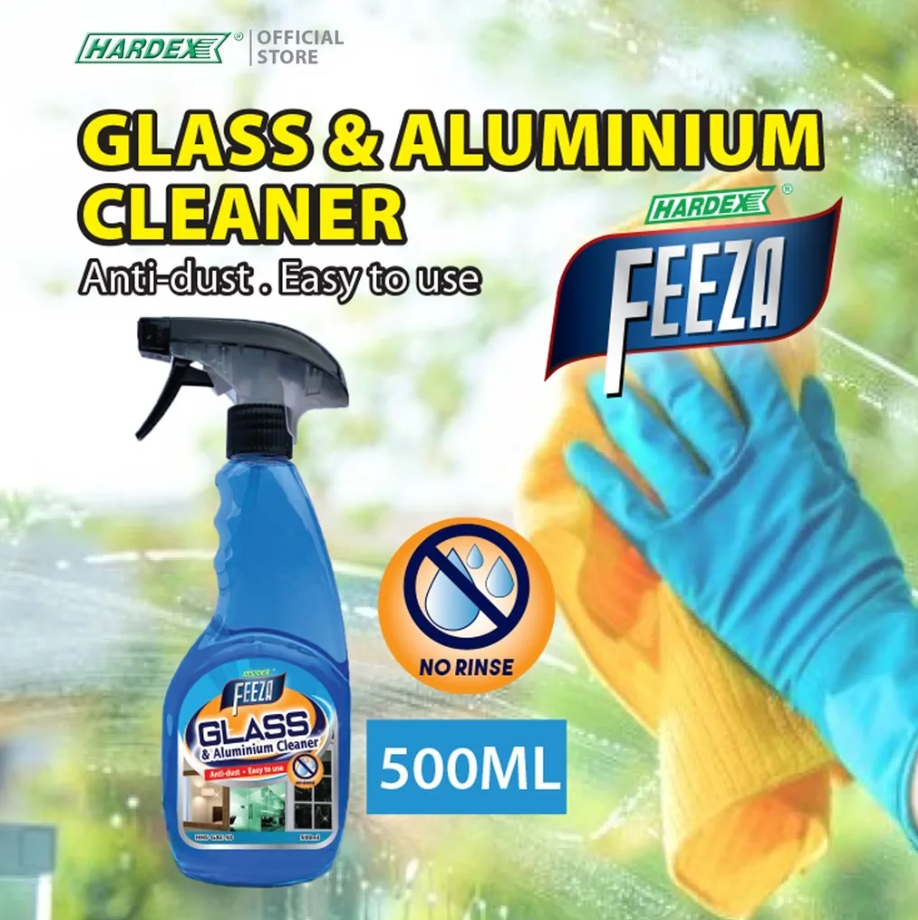 HARDEX HFH-GAC-50 FEEZA GLASS & ALUMINIUM CLEANER (500ML / 5LTR)
