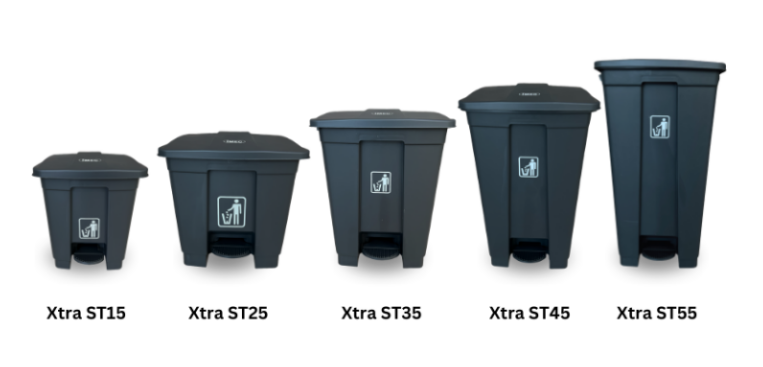 IMEC XTRA STEP ON BIN ST15L/25L/35L/45L/55L in DARK GREY