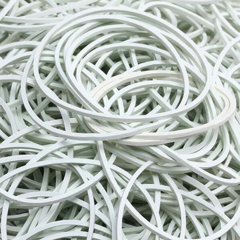 White Rubber Band / Getah Gelang Putih Per Pack (200gram)