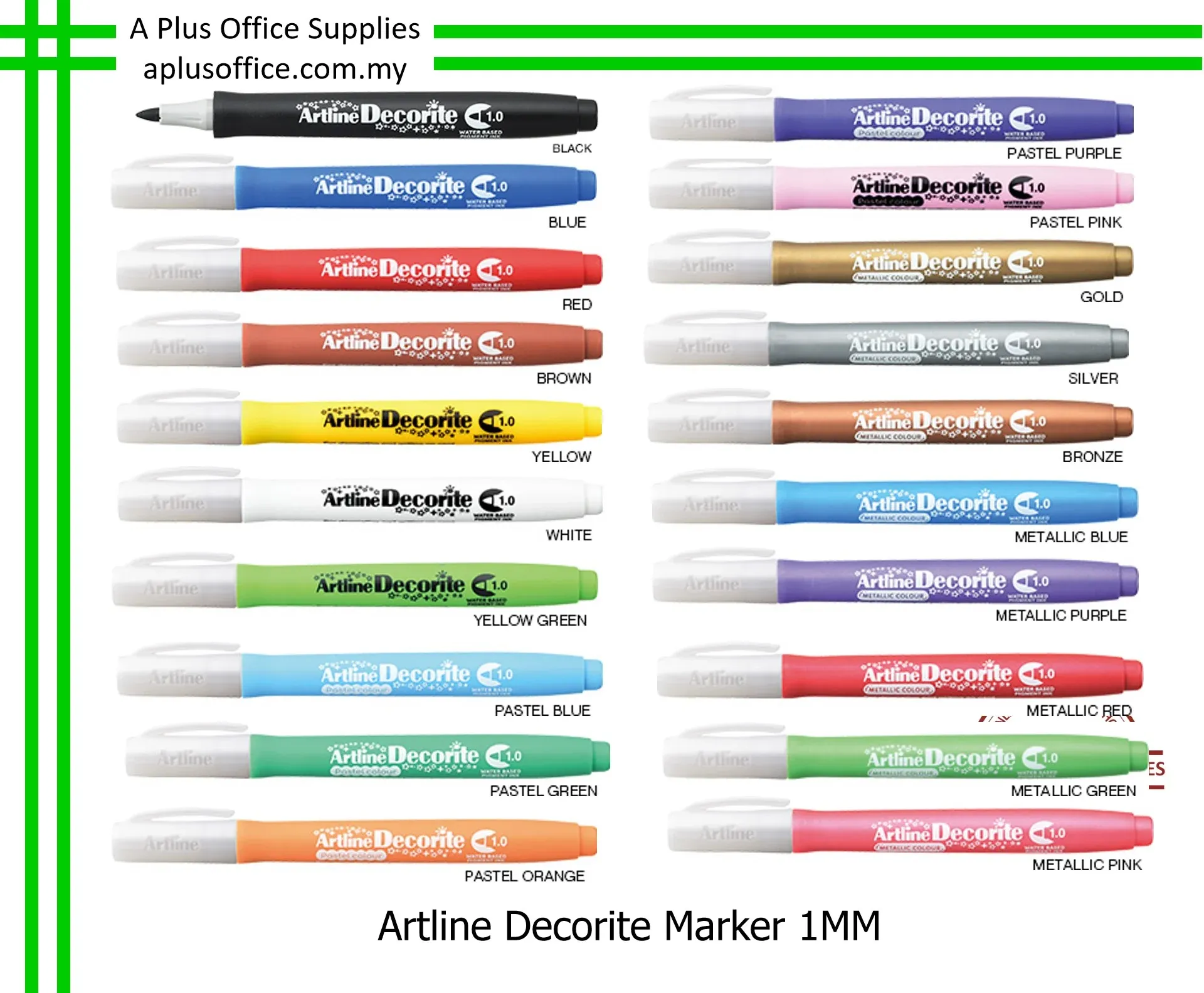 ARTLINE Decorite Marker 1.0MM