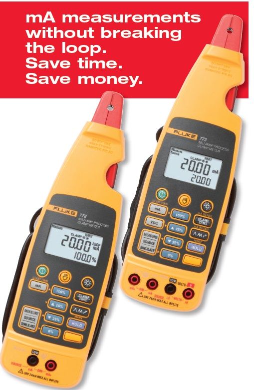 Fluke 773 MILLIAMP PROCESS CLAMP METER