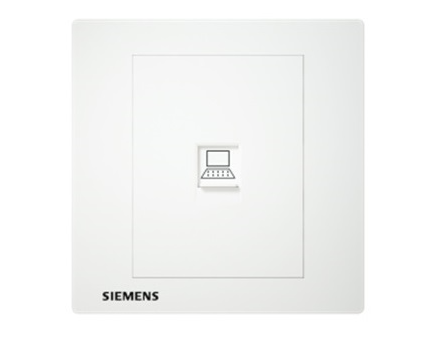 SIEMENS RELFA 5UH1371-3PC01 1GANG RJ45 CAT6 DATA SOCKET (WHITE)