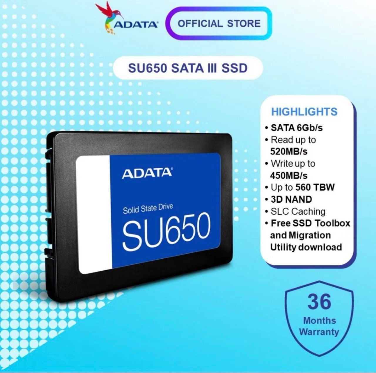 ADATA SU650 512GB