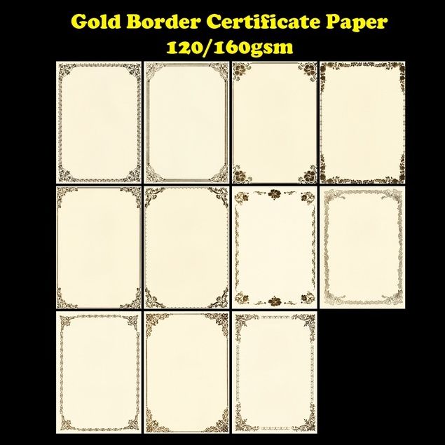 Certificate Paper (160gsm, 100 sheets/pack - Ipoh Area)