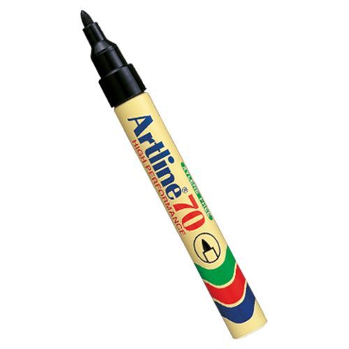 Artline Permanent Marker Pen 70 - 1 Pcs - Mata Bulat - Hitam