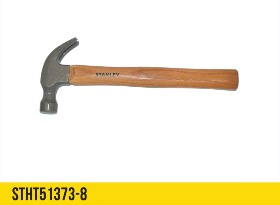 STANLEY STHT51374-8 (330MM 13") | STHT51374-8 (335MM 13-1/4") WOOD HANDLE NAIL HAMMER