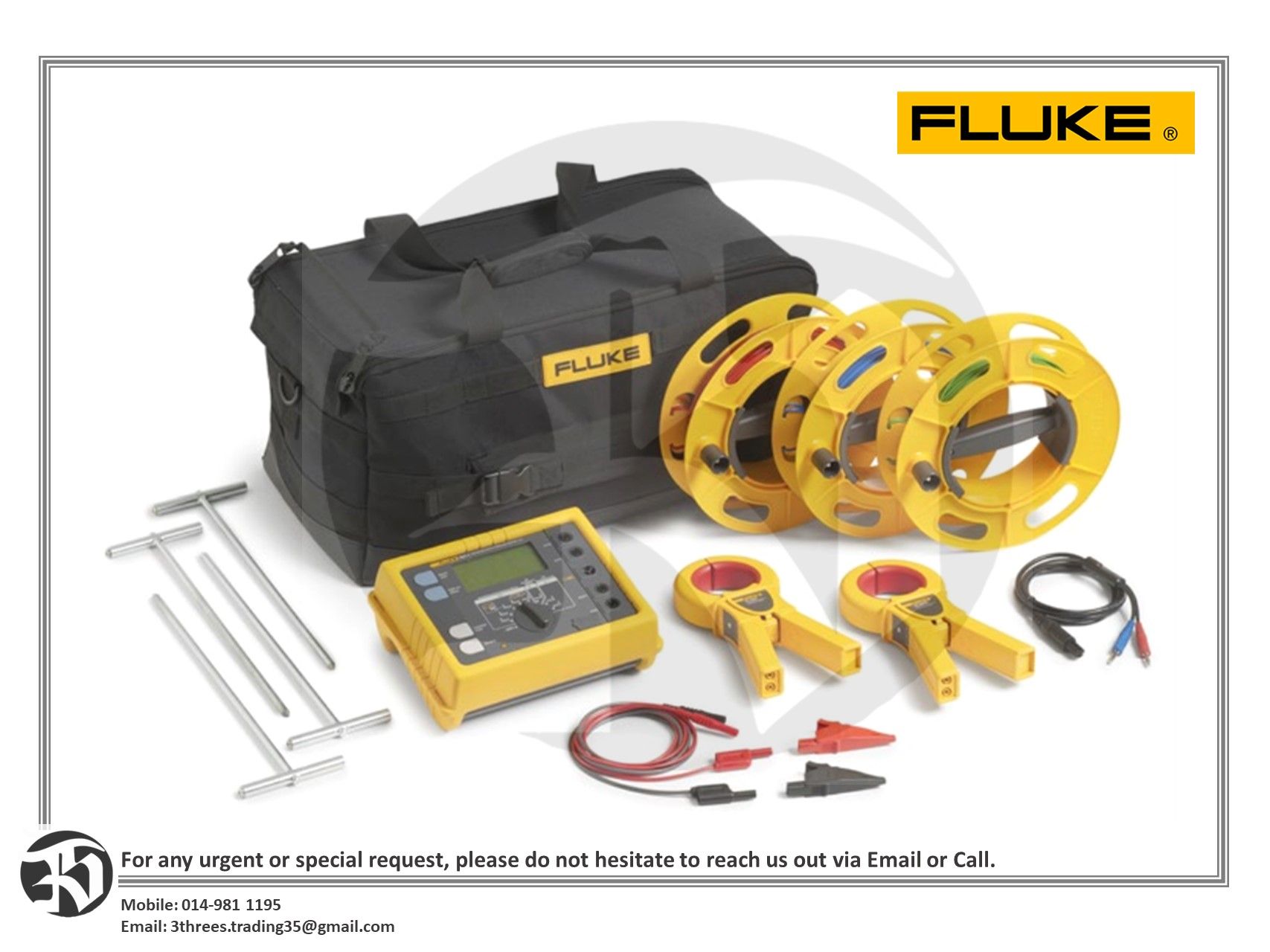 FLUKE 1625-2 GEO Earth Ground Tester Kits