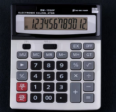 CASIO DM-1200V BiG Display Electronic Calculator