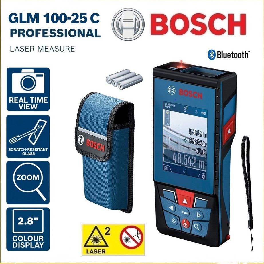 BOSCH GLM 100 - 25C Laser Measure 100Meter