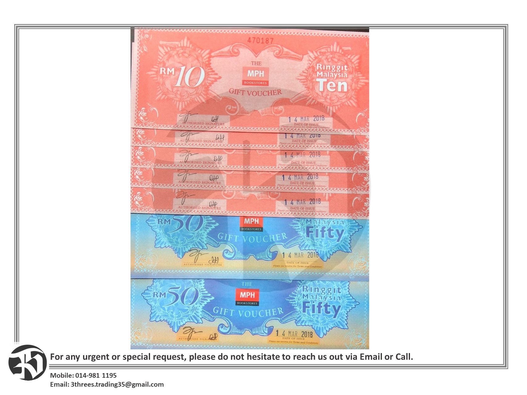 MPH Bookstore Gift Voucher