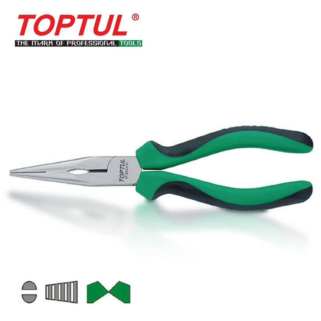 TOPTUL LONG NOSE PLIERS DFBB2206 / DFBB2208 (DFBB SERIES)