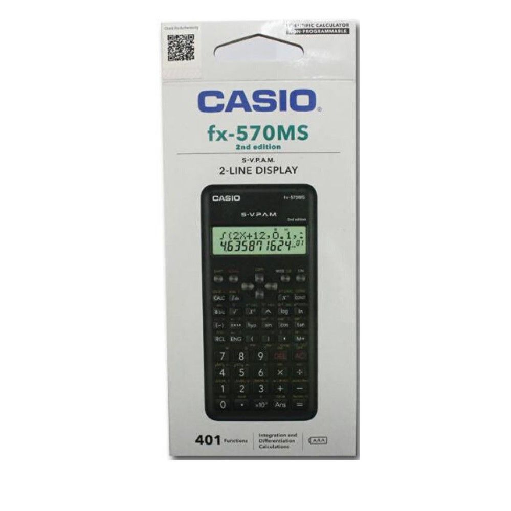 CASIO SCIENTIFIC CALCULATOR FX-570MS