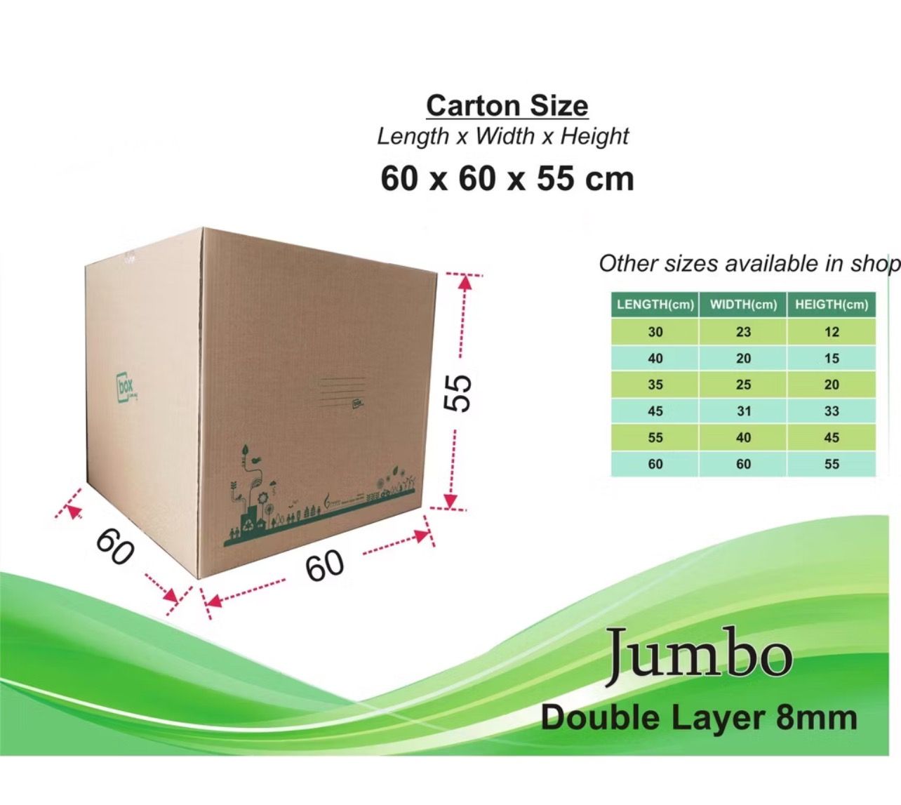 Box Kotak Office Moving Box,Storage Box,Packing Box,Kotak Pindah Rumah (Tebal) / ISO Cert