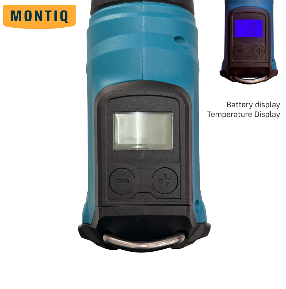 MONTIQ POWER TOOLS - 21V CORDLESS HOT AIR GUN