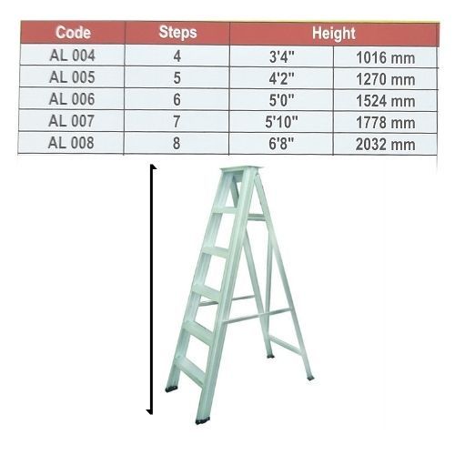 Aluminium Ladder 7 Step Single Side