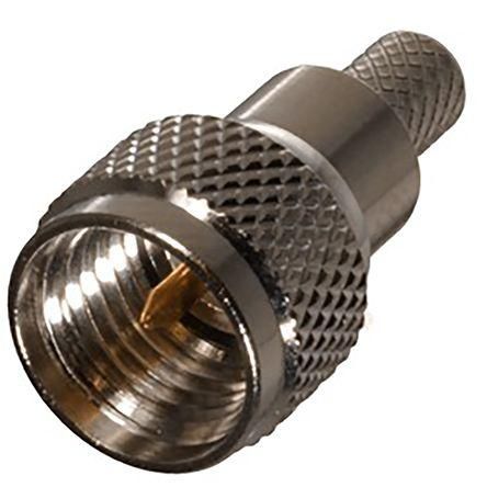 Telegartner *Telegartner 50 Ohm Straight Cable Mount, UHF Connector , Plug, RG58 C/U - J01045F0000