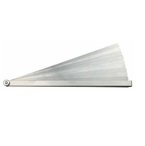 Temo 10Pc Metric Long Feeler Gauge - 0.05 - 0.80mm