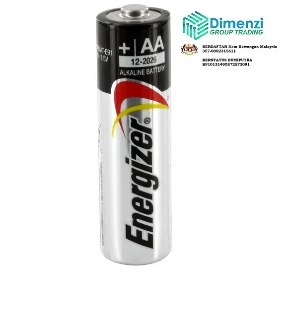 BATTERY ENERGIZER AA (PRICE IN PCS)