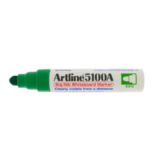 Artline Big Nib Whiteboard Marker 5100A Green 5.0mm
