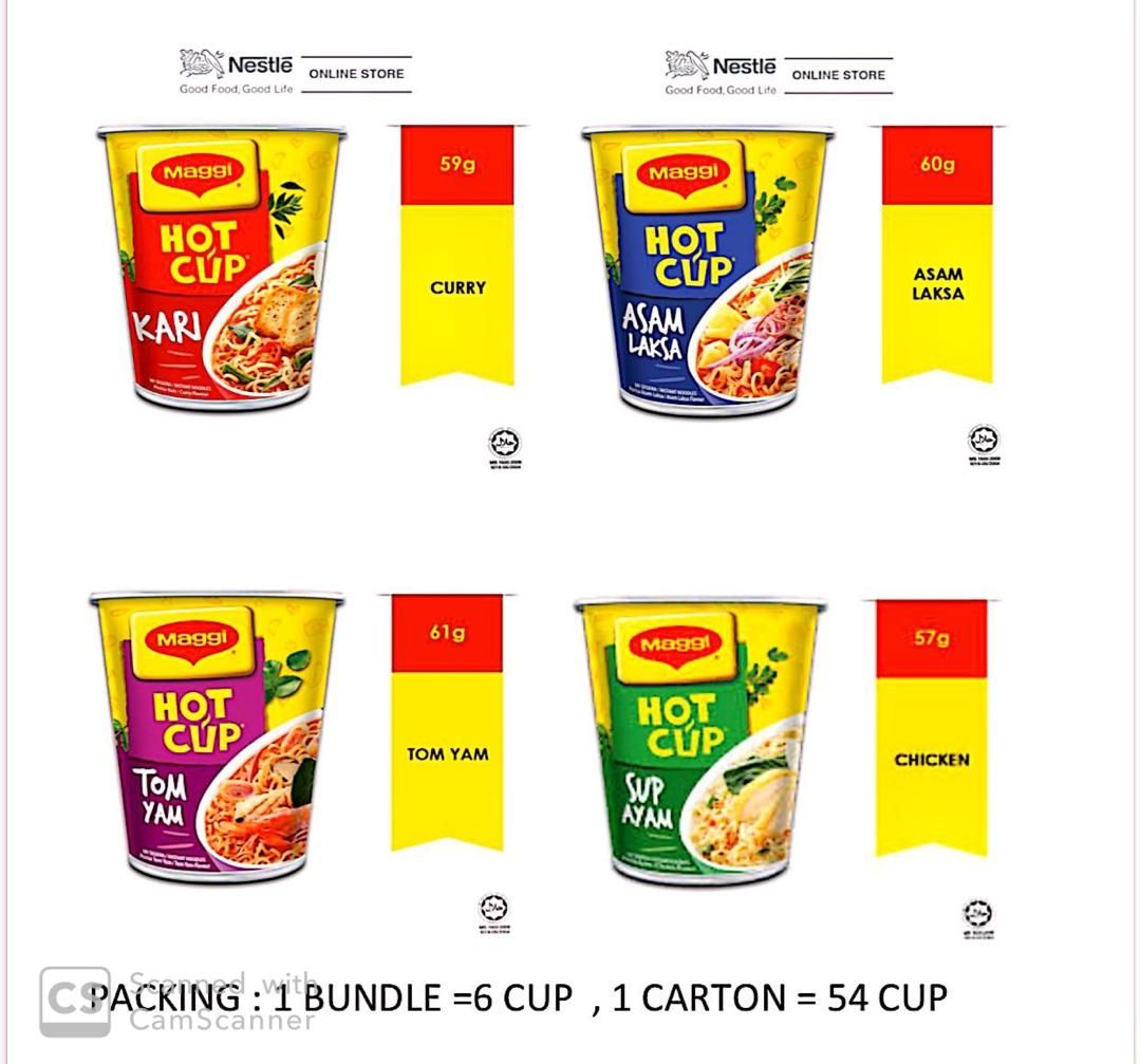 Maggi cup noodle 59gms /Maggie /Cup Instant Noodle /Instant Noodle /59gms /Maggie Cup Noddle