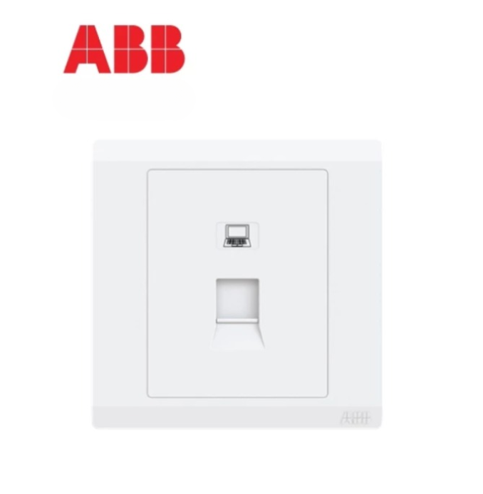 ABB INORA 1 GANG DATA OUTLET RJ45 CAT.6 / WHITE (BL333)