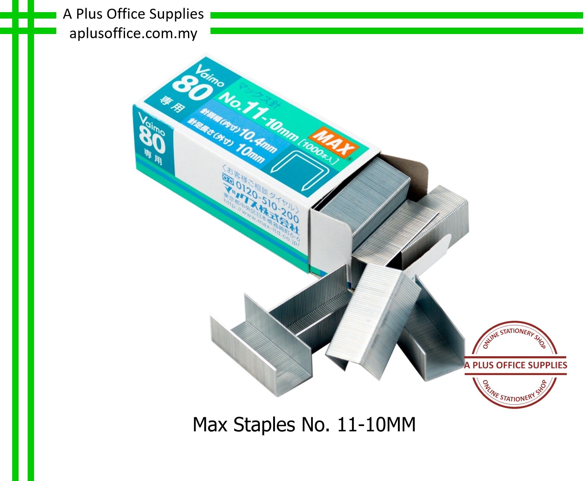 MAX 11-10MM Staples / Dawai Kokot