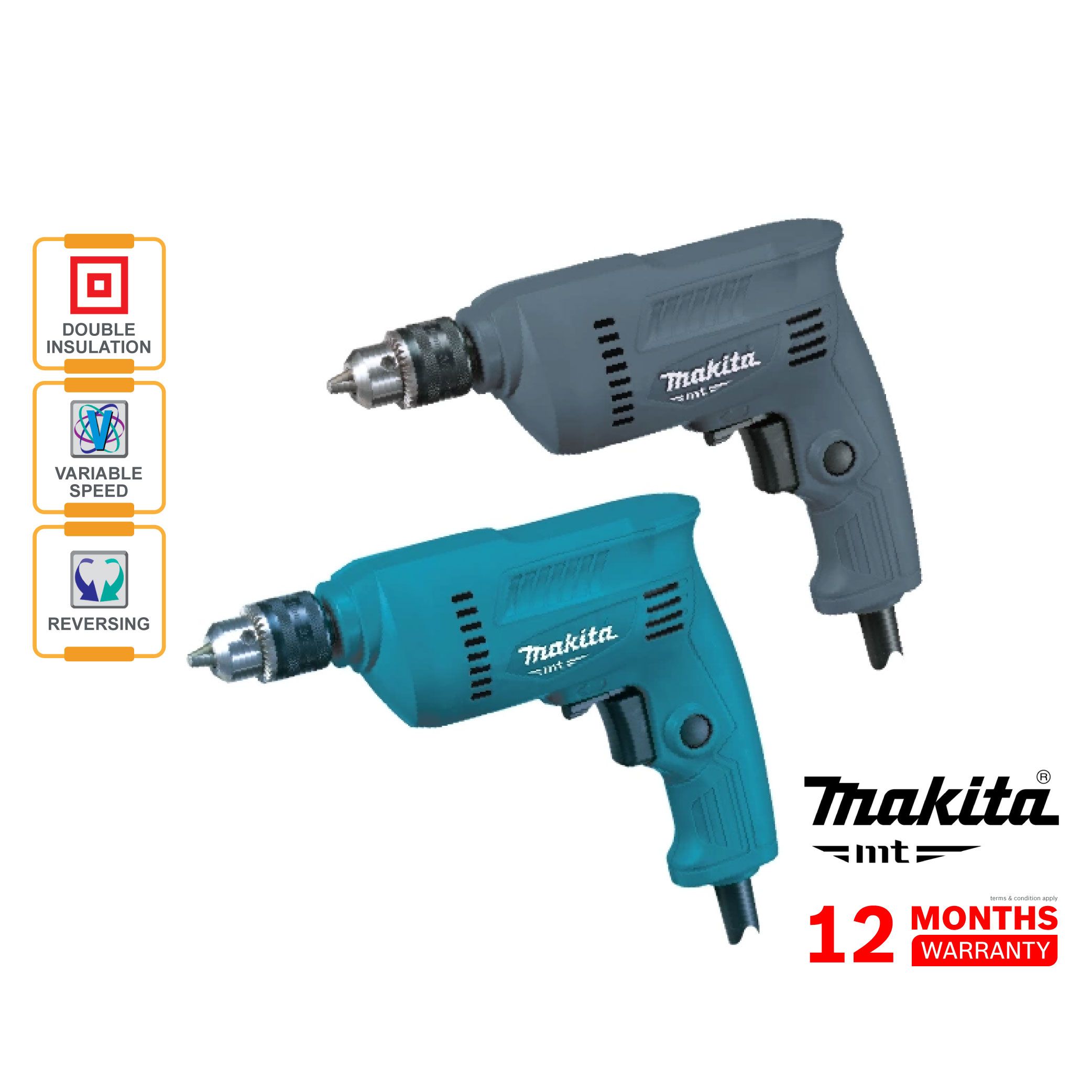 MAKITA M0600G / B 10mm 3/8鈥�Drill