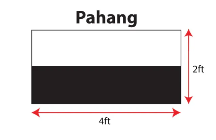 BENDERA PAHANG 2'X4' / 2'X8' / 3'X6'