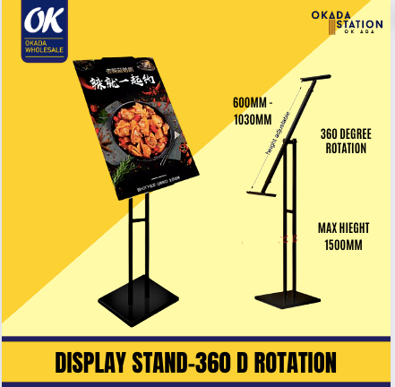 OK DISPLAY STAND / 360 DEGREE ROTATION STAND / METAL STAND