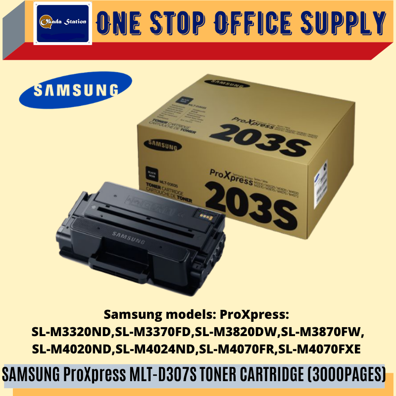SAMSUNG ProXpress MLT - D203S TONER CARTRIDGE (3000PAGES) /Samsung /ProXpress MLT /Toner Cartridge /High Capacity Toner