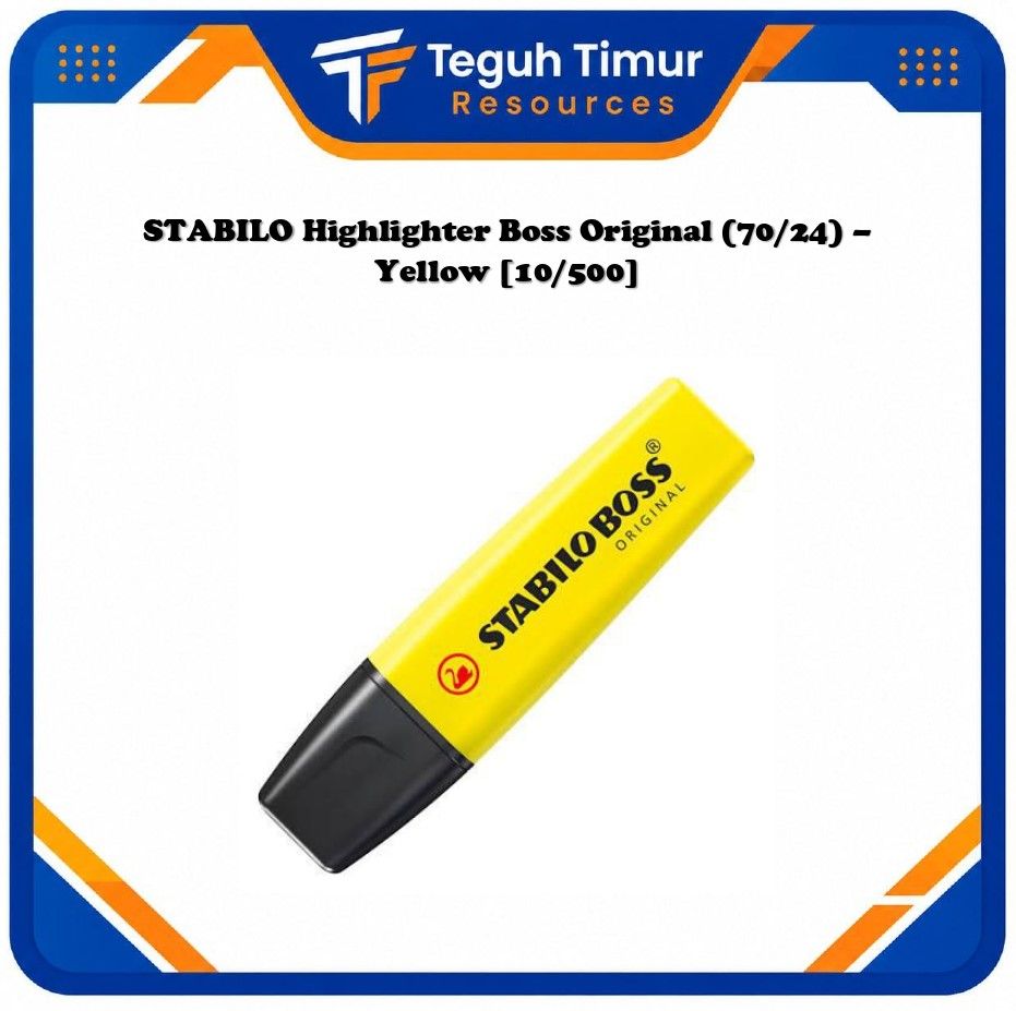 Highlighter Boss - Original ( 70/24 ) - Yellow [10/500]