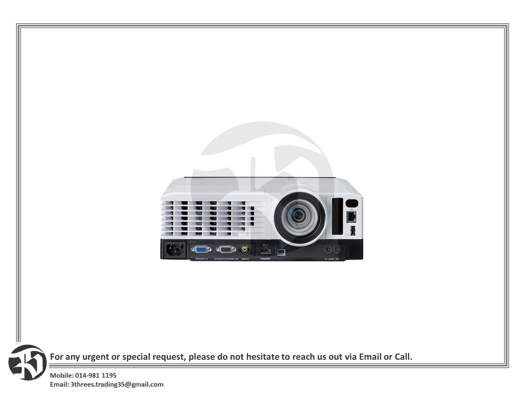 PROJECTOR RICOH - MODEL PJ WX3351N