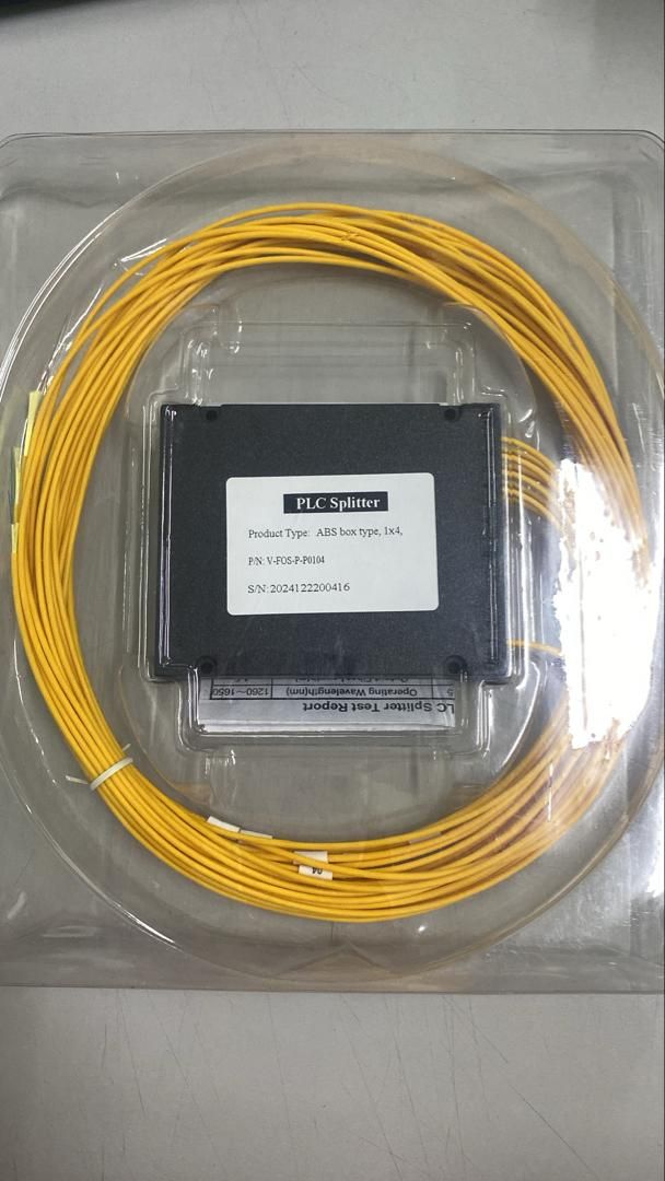 Fiber Optic Malaysia ABS box PLC splitter 1X2 2m 2.0mm no connector
