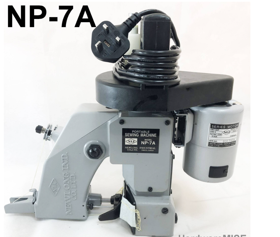 NEWLONG NP-7A PORTABLE BAG CLOSER NLI PORTABLE SEWING MACHINE NP7A MESIN JAHIT KARUNG MADE IN JAPAN