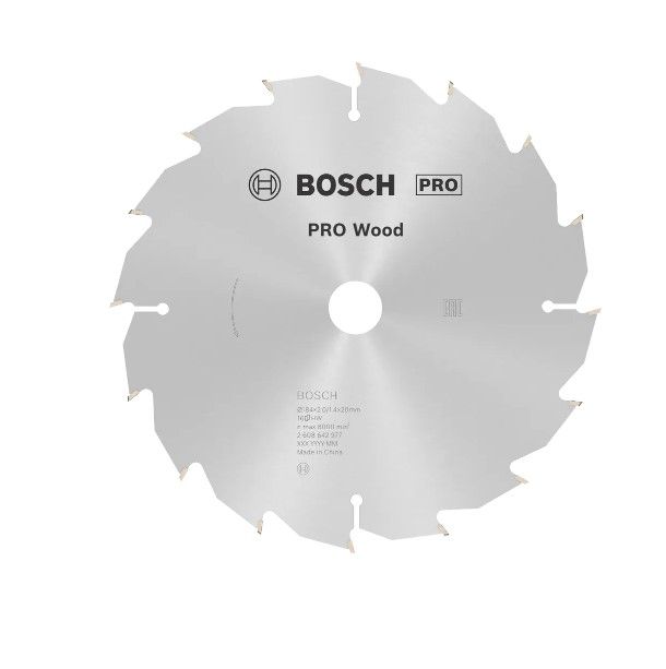 BOSCH PRO WOOD CIRCULAR SAW BLADE, 216 X 2.5 X 25.4 MM (2608642993)