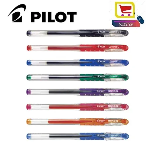 Pilot WINGEL / Pilot G1 Gel Ink Pen 0.5mm / 0.7mm RTSB BLACK, BLUE, RED