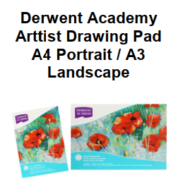 Genuine Malaysia Derwent Academy Product - Derwent Academy Arttist Drawing Pad A4 Portrait